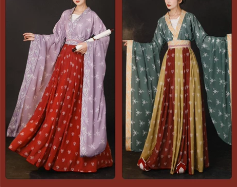 汉庭记原创汉服女【棠音】魏晋南北朝交领大袖...