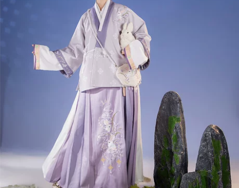 仙楚姬原创汉服女【忆香茴】明制对穿交马面裙...