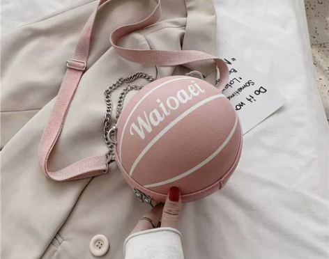 圆球包包女2020新款潮洋气篮球包个性气质...