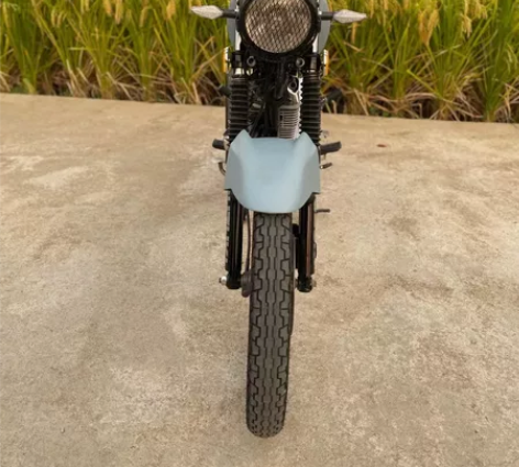二手摩托车网红铃木复古150 磨砂水泥灰 ...