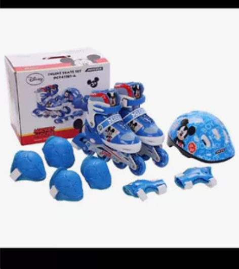 迪士尼专柜正品全新带吊牌可调旱冰鞋广东麦斯...