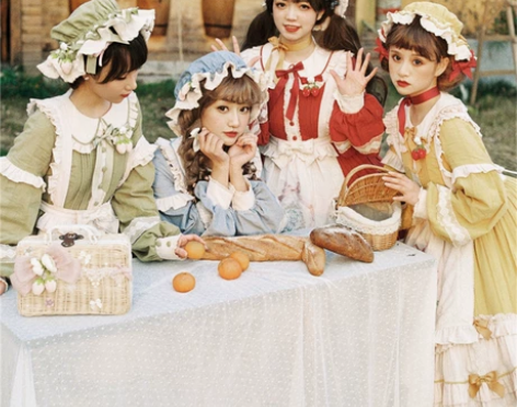 铃兰少女OP 裙子+围裙 m码