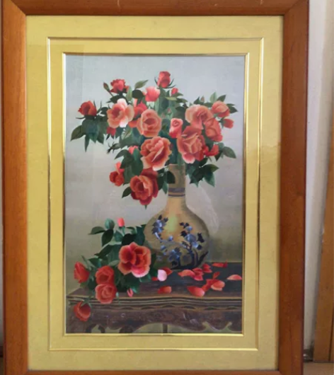 精美刺绣挂画，一副大的尺寸870*645，...