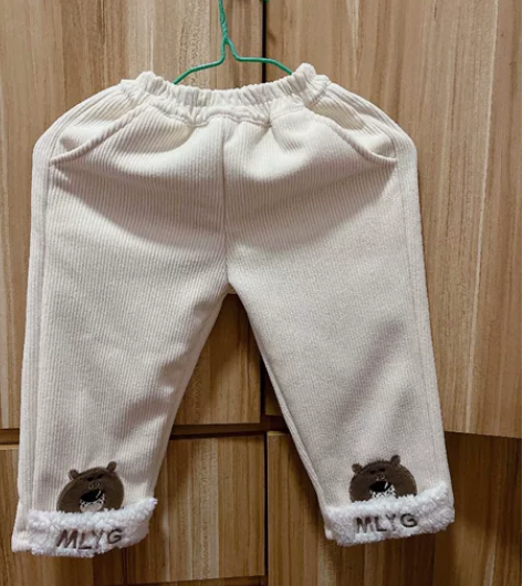 印象童年女童加厚裤子秋冬儿童加绒女宝宝冬装...