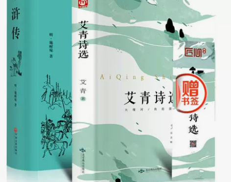 水浒传 艾青诗选书九年级上名著导读推荐阅读...