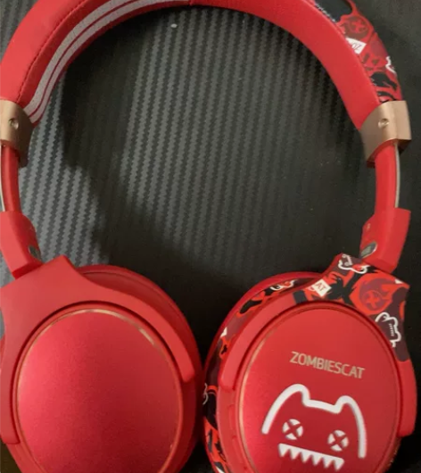 主动降噪森麦音魔魔鬼猫蓝牙耳机头戴式无线耳...