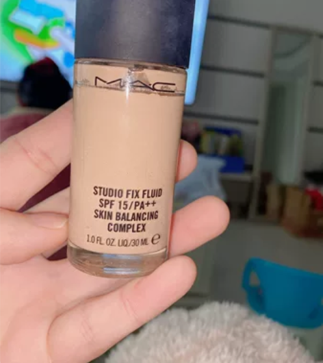 mac粉底N18正品 正常皮肤都可以使用，我不黑还算白皮呢，...