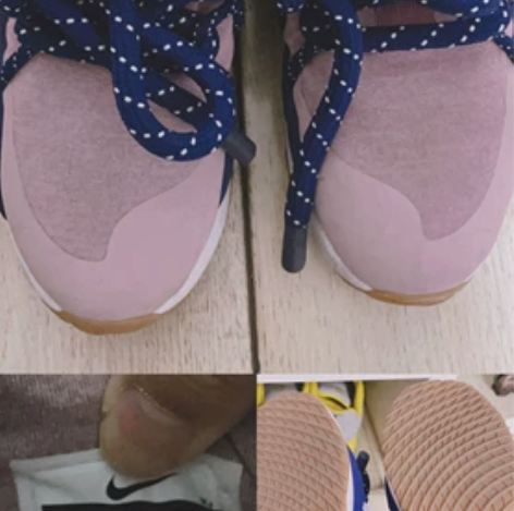 耐克运动鞋 9新干洗店刚刚拿回来 鞋盒无 ...