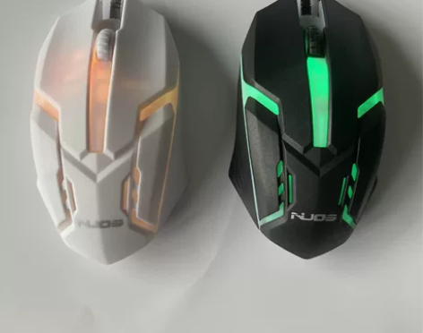 诺手新款X1电脑有线游戏鼠标 光电办公发光...