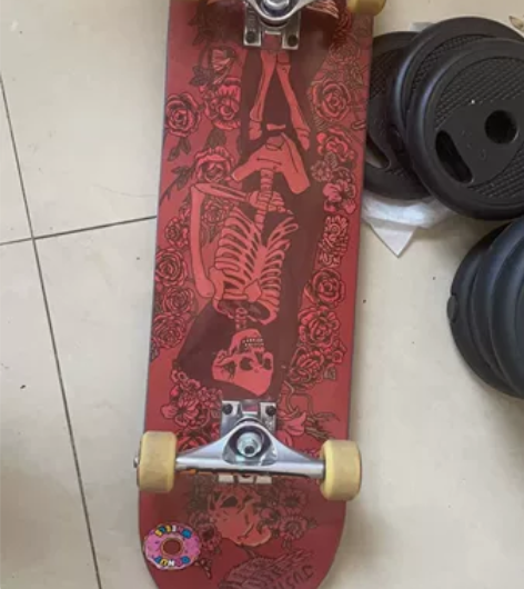 二手95新JUSTICE双翘滑板 399出...