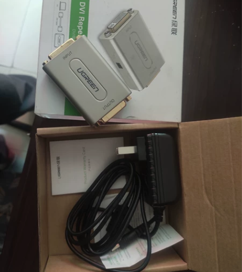 绿联 dvi信号延长器  买来没用上  放...