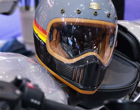 CYRIL赛罗碳纤维头盔摩托车复古头盔四季...