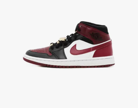 飞人乔丹 Air Jordan 酒红色皮革...