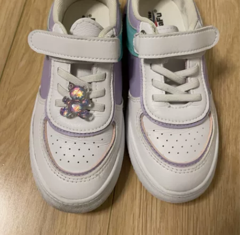 大孚飞跃儿童鞋休闲运动小白鞋女飞跃一脚蹬百...