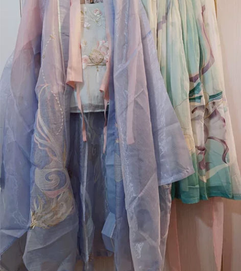 都城南庄汉服琉璃盏配清水溪汉服吊带 四件套...