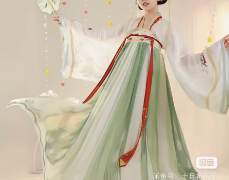 都城南庄汉服陌上桑夏季薄纱一片式齐胸襦裙女...