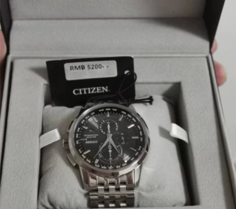 西铁城手表，全新买了一次没带过，终身质保，...