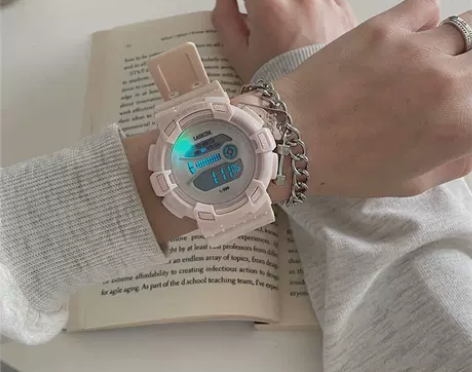 全新独角兽学生党手表ins风高颜值初中生2...