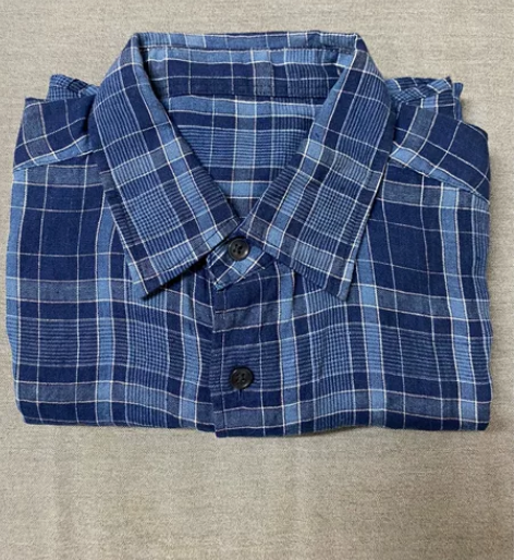 优衣库亚麻长袖男衬衫M号 全新 88元包邮...