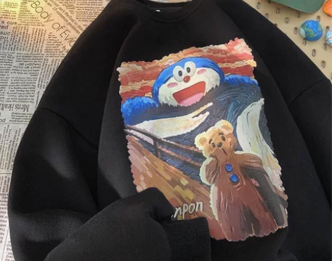 日系动漫【哆啦A梦】卫衣男冬季休闲潮流宽松...