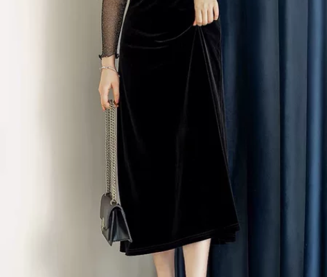 标价拍 丝绒吊带裙 裸色高领打底 月亮美少...