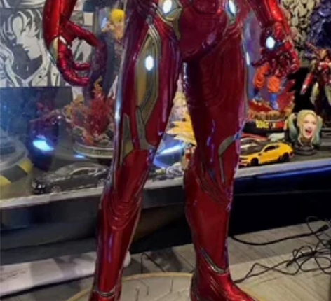 漫威钢铁侠MK50模型1：2雕塑超大玻璃钢...