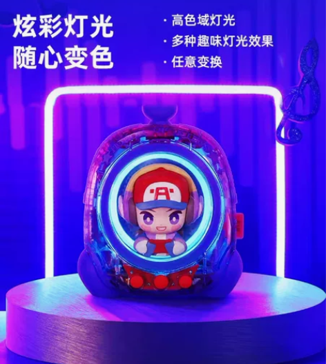 官方正版王者荣耀手办盲盒鲁班七号蓝牙音响模...