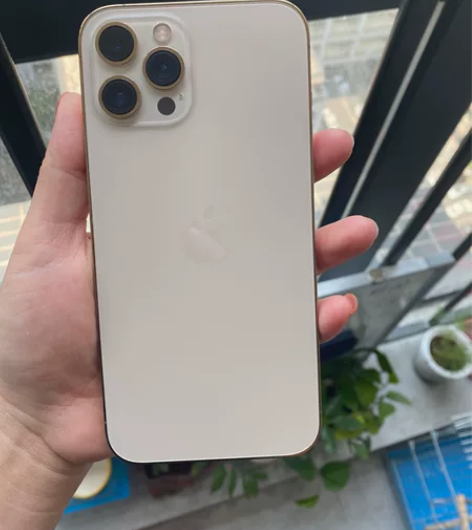 苹果12ProMax 256 金色  走平...