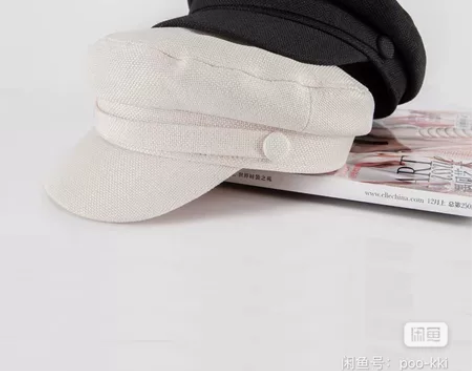 秋冬贝雷帽 黑色 百搭 感兴趣的话点“我想...