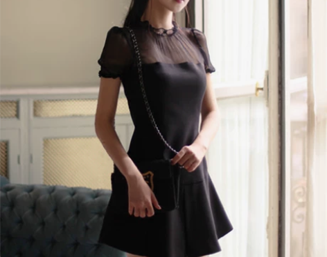 2016夏装新款cache甜美韩国气质短袖...