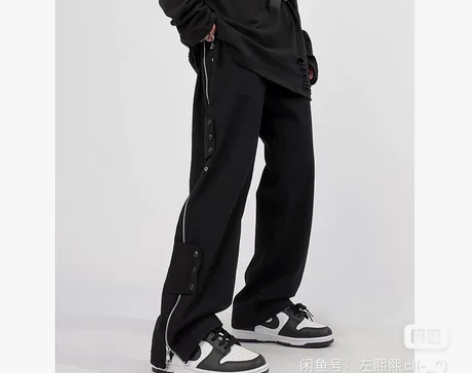 ins风工装裤 男女同款 穿太大了，我个子...