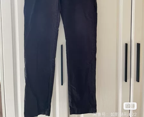 优衣库 专柜正品 男装 修身无褶长裤(休闲...