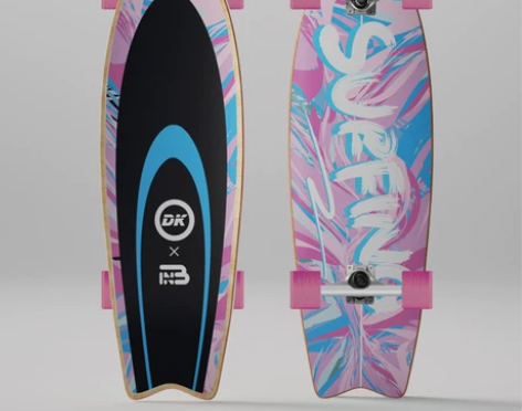 DK陆地冲浪板S7儿童初学者成人专业冲浪滑...