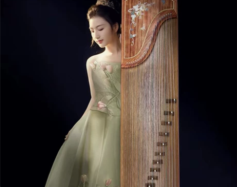 月牙05牵牛花素罗蝶舞古筝琴入门专业演奏考...