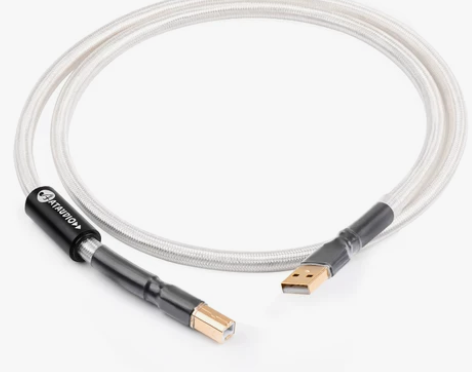 连接线 发烧级数据线解码器声卡USB多屏蔽...