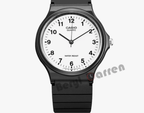 卡西欧(CASIO)学生手表男 女指针小黑...