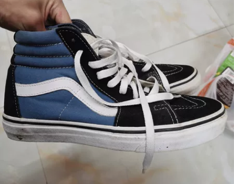 vans sk8 hi 海军蓝 高帮39码...