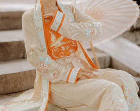 艺缕【燕南归】汉服女原创宋制刺绣褙子宋裤三...