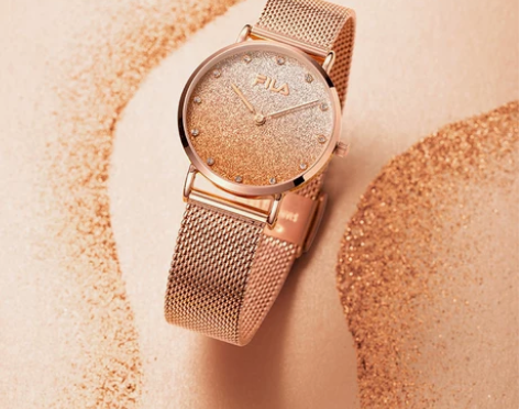 {专属}FILA斐乐手表时尚简约渐变防水精...
