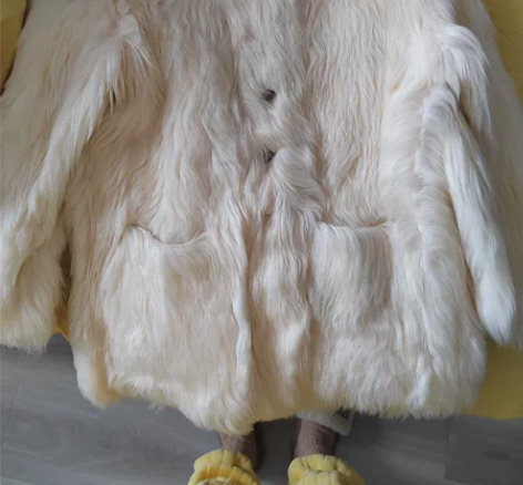 K姐自制  托斯卡纳皮毛一体中长款L码。一...