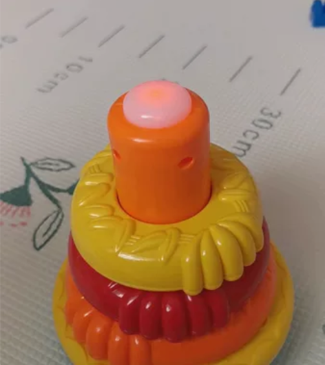 澳贝熊猫叠叠圈层层叠彩虹叠叠乐宝宝早教益智...