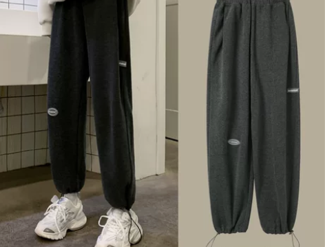 休闲裤女 休闲裤夏季运动裤女宽松束脚春秋裤...