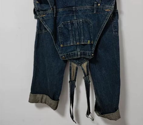 背带牛仔裤，长110 感兴趣的话点“我想要...