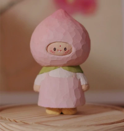 不落俗桃|金悦原创木雕 —— 我愿我们在纷...