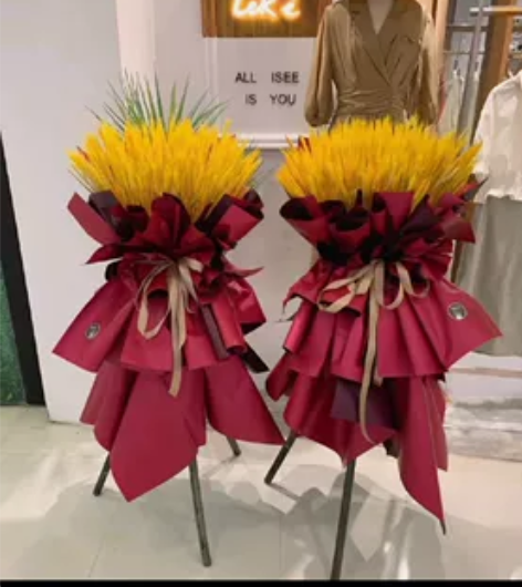 大麦开业花篮（两个起送） 下单现做，3公里...