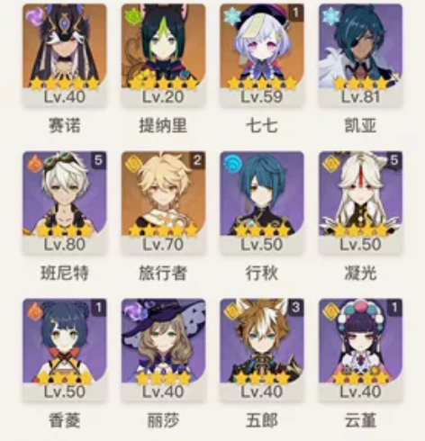 男主两次双黄号13黄2命草神-命迪卢克- -命77提纳里塞诺... 男主两次双黄号13黄2命草神-命迪卢克- -命77提纳里塞诺...