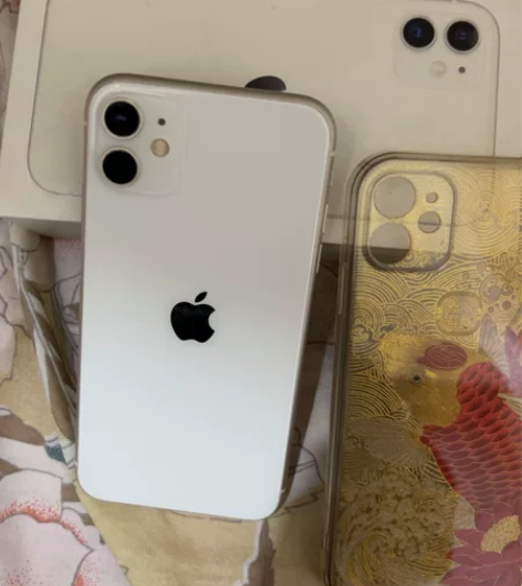 自用一手苹果白色 iPhone 11，过保...