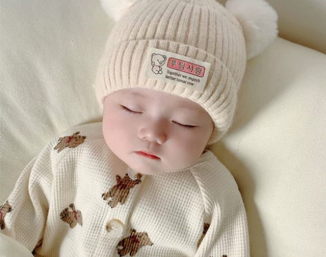 婴儿帽子秋冬季可爱超萌新生婴幼儿胎帽男女