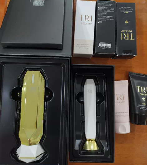 初普金牛二代射频美容仪，3只金色凝胶，2只...