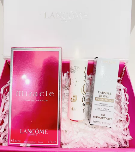 兰蔻奇迹香水30ml196限量版口红 45...